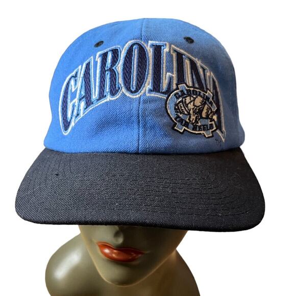 VTG UNC Tar Heels Starter Hat 90s Wool Snapback North Carolina Rare READ - Picture 1 of 8